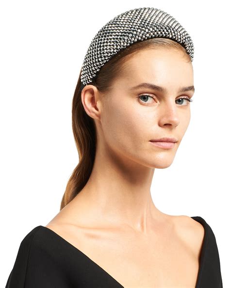 prada silk headband green|prada headbands.